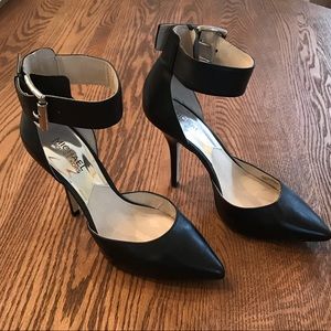 Michael Kors Brinkley Ankle-Strap Leather Pump